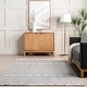 preview thumbnail 6 of 7, Nuloom Sunniva Casual Checkered Tasseled Area Rug