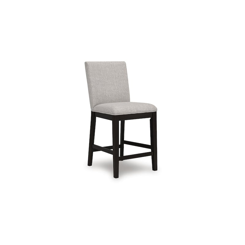 Signature Design by Ashley Neymorton Dark Brown/Gray Counter Height Barstool - 19" W x 22" D x 40" H