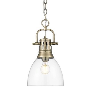 Golden Lighting 3602-S AB Duncan 9" Wide Mini Pendant