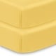 preview thumbnail 11 of 41, BreathableBaby All-in-One Fitted Sheet & Waterproof Cover for 52" x 28" Crib Mattress (2-Pack) Yellow