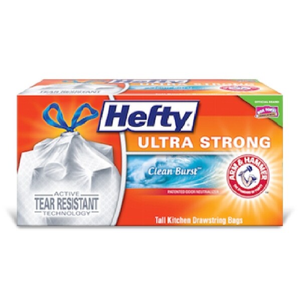 Shop Hefty E84557 Gripper Tall Kitchen Drawstring Trash