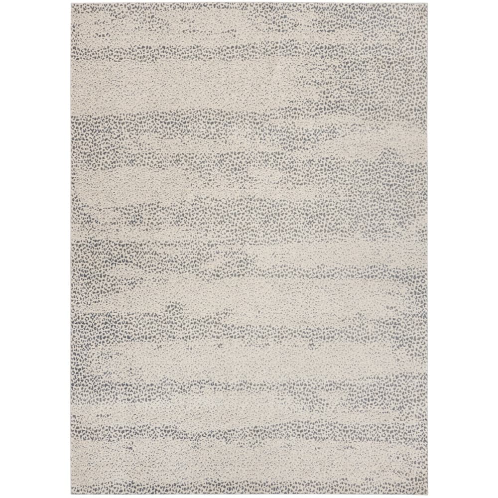 Nourison Home Elegance Indoor only Grey Abstract Area Rug