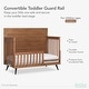 preview thumbnail 12 of 26, Evolur Convertible Crib Toddler Guard Rail