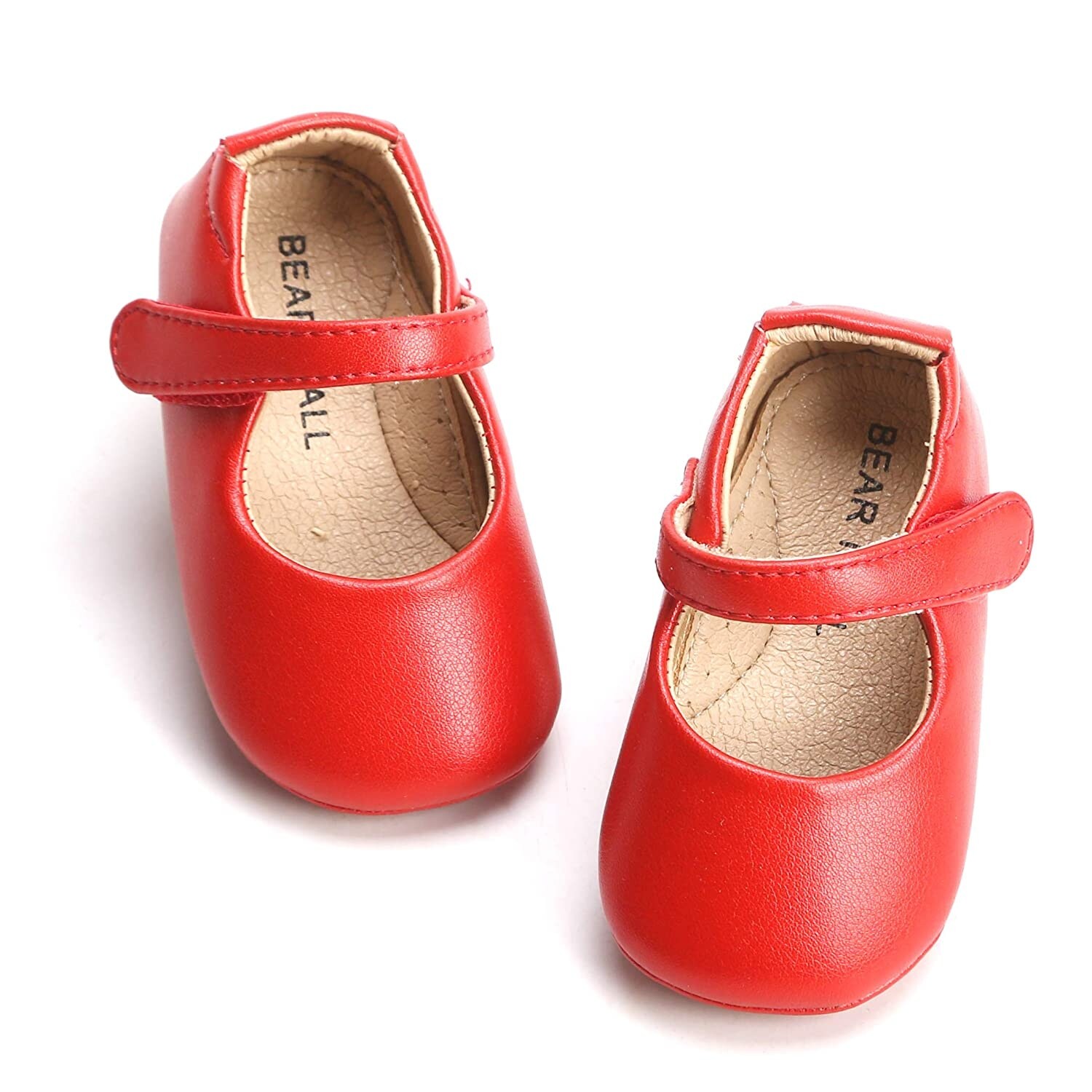 baby girl red flats
