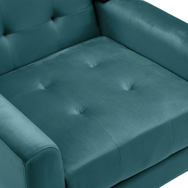 Set of 2 Tufted Upholstered Accent Armchair