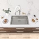 preview thumbnail 2 of 40, STYLISH 27 inches L x 18 inches W Stainless Steel 18 Gauge Single Basin Undermount Kitchen Sink with Basket Strainer