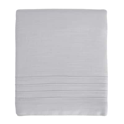 Hello Spud Shore Lines Pin Tuck Crib Skirt - 51" x 26" +15" Drop