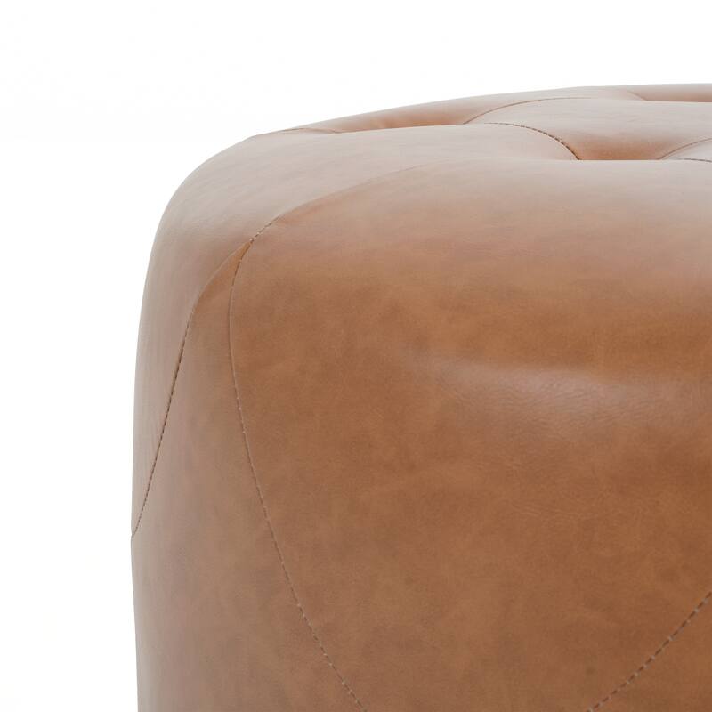 Upholstered Round Ottoman