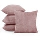 preview thumbnail 8 of 90, Deconovo Throw Pillow Covers, Corduroy Striped Decorative Covers, Set of 4