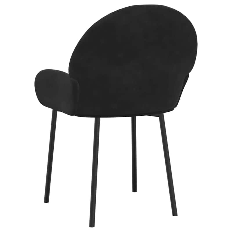 vidaXL Dining Chairs 2 Pcs Accent Upholstered Chair for Living Room Velvet - 22.8" x 22.4" x 30.9"