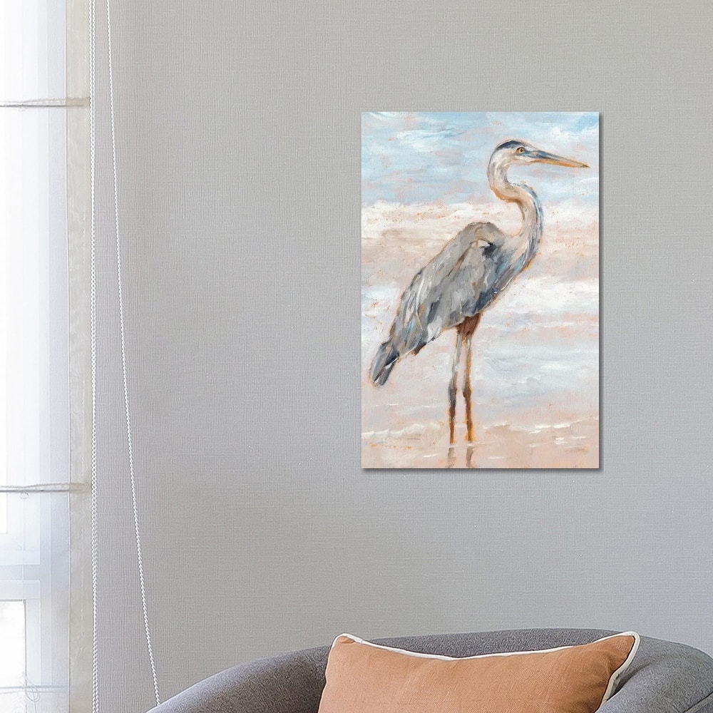 iCanvas "Beach Heron I" by Ethan Harper Canvas Print