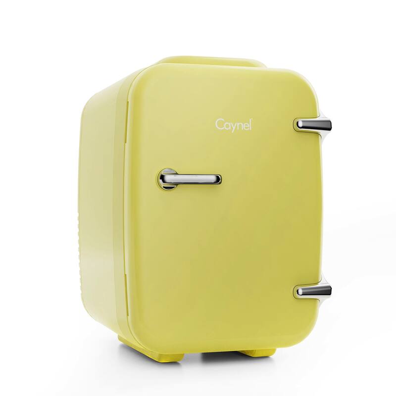 Caynel 4 Liter Portable Cooler and Warmer Mini Fridge for Home, Car