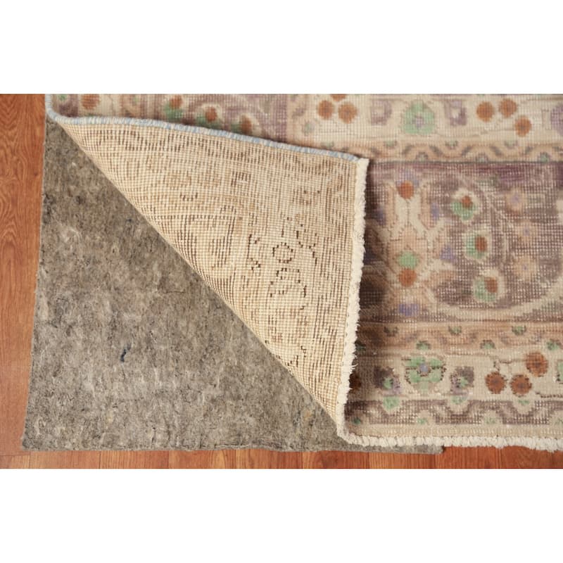 Tabriz Persian Vintage Area Rug Handmade Traditional Wool Carpet - 9'10" x 12'6"