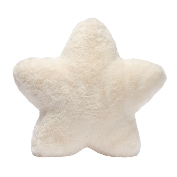 slide 2 of 5, Lambs & Ivy Star Pillow Plush - Ultra Soft Creamy White