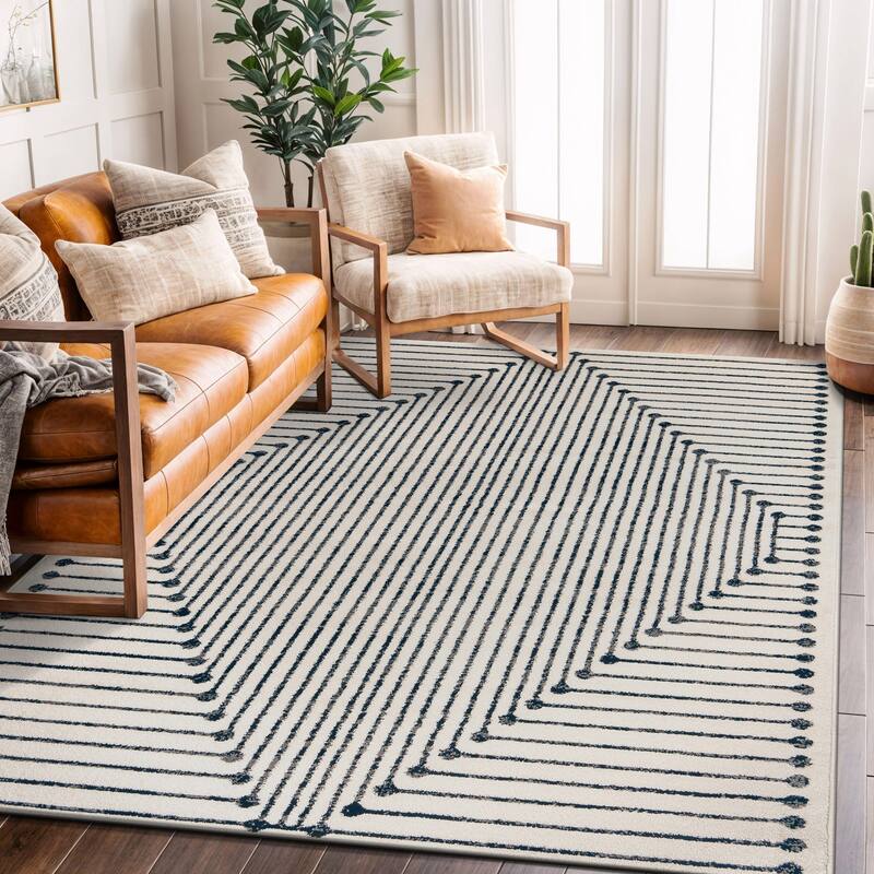 Bohemian Lines Area Rug - 5' x 7'