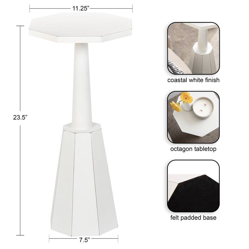 Kate and Laurel Octavia Accent Table - 11x11x24