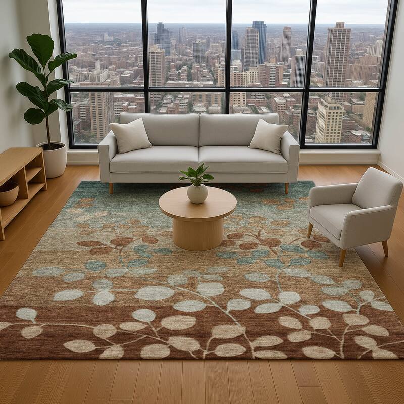 Premium Washable Super Soft Mayfield Rug - Mocha - 8' x 10'