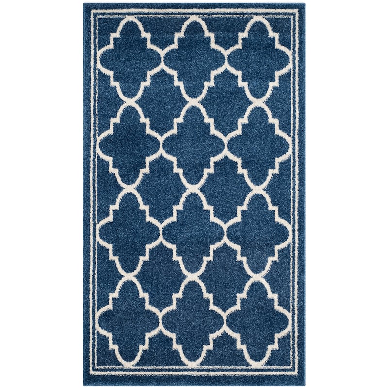 SAFAVIEH Amherst Namira Trellis Rug - 2'6" x 4' - Navy/Beige