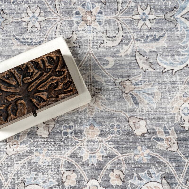 Nuloom Ivette Persian SplashGuard Machine Washable Area Rug