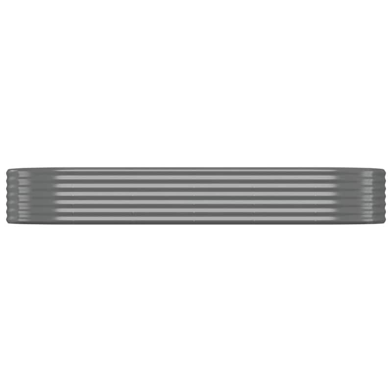 vidaXL Garden Raised Bed Patio Outdoor Raised Planter Box Powder-coated Steel