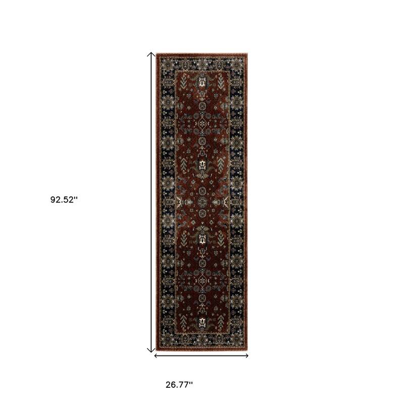 HomeRootsOriental Traditional Rectangle Area Rug