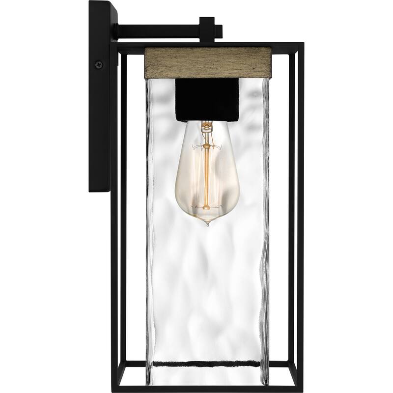 Bellevue QZWS28890 Corone 14" Tall Wall Sconce with Hammered Glass