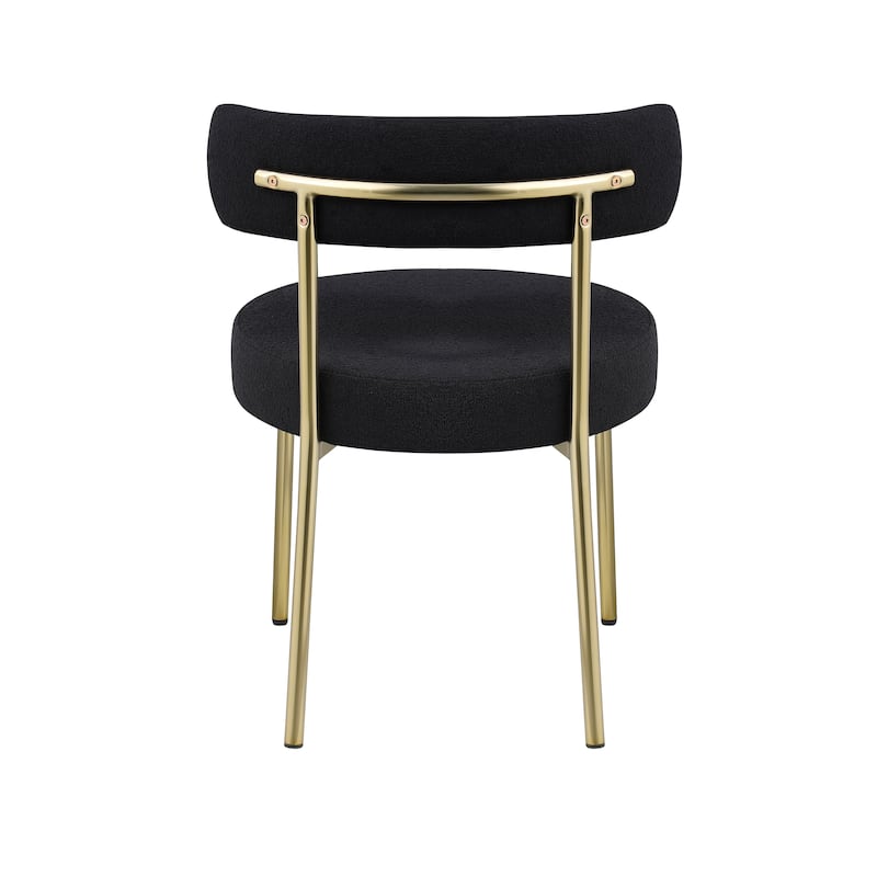 Woker Furniture Upholstered Boucle Dining Room Chairs