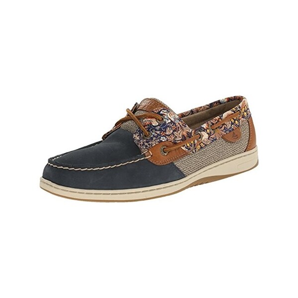 floral boat shoes
