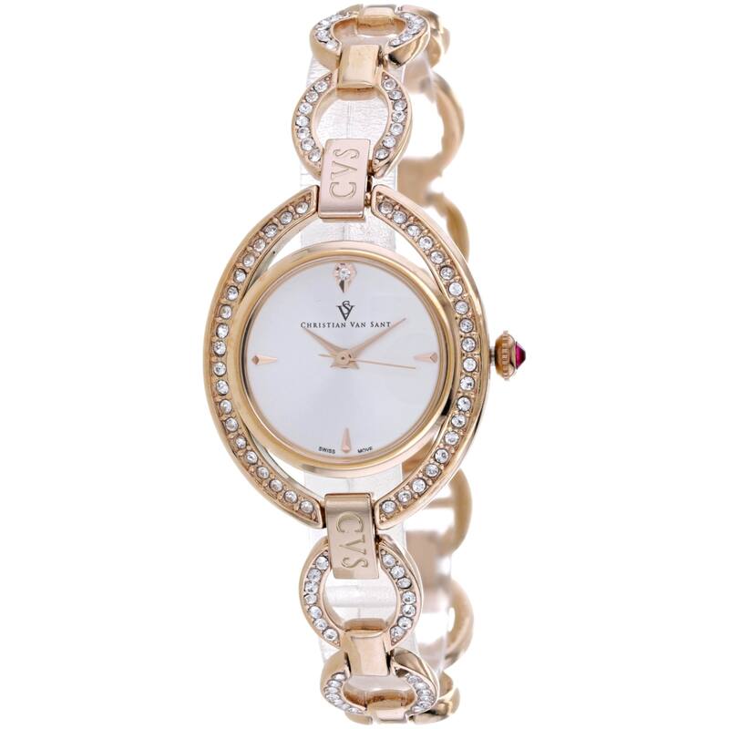 Christian Van Sant Women's Stella White Dial Watch - CV2933 - One Size