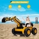 preview thumbnail 8 of 23, 12V Kids Ride On Excavator Digger Truck with Remote Control & Electric Digging Arm