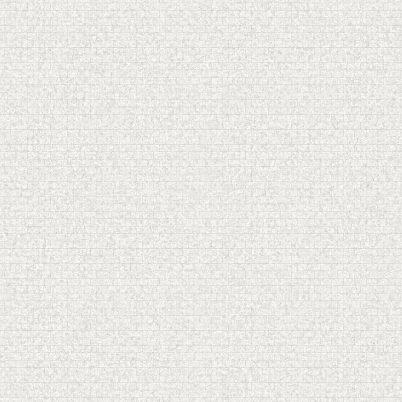 Advantage Hilbert Silver Geometric Wallpaper