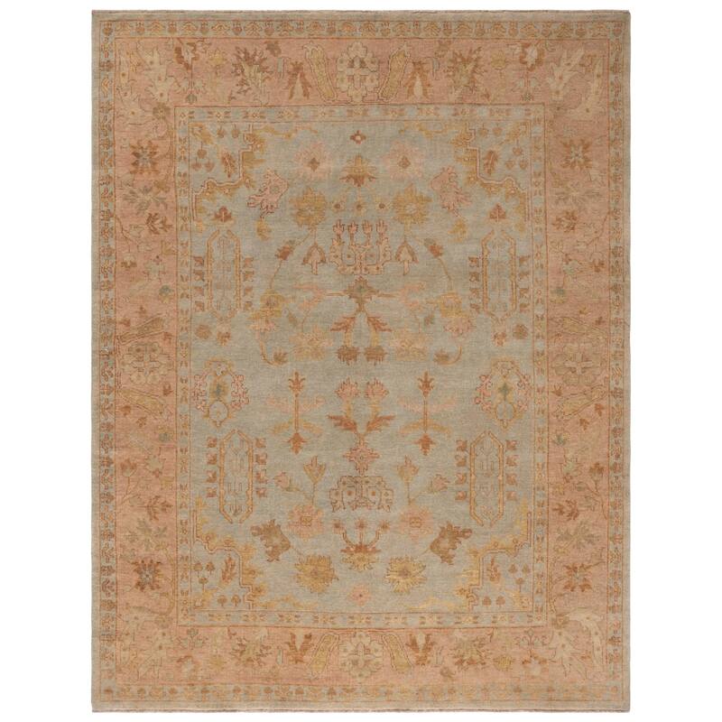 SAFAVIEH Couture Hand-knotted Oushak Brigit Traditional Oriental Wool Rug