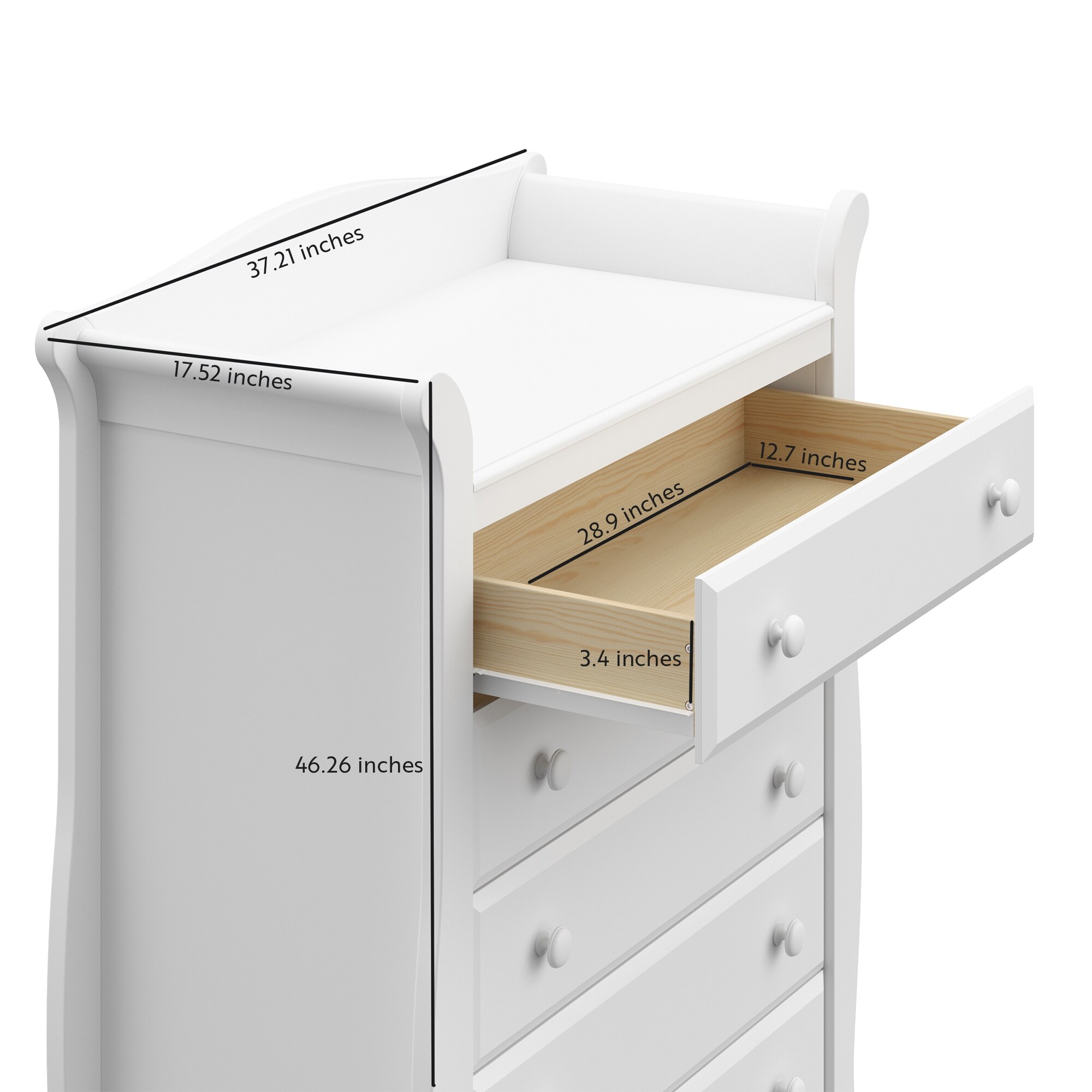 Storkcraft Avalon 5 Drawer Universal Dresser Bed Bath Beyond 25673138