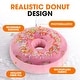 preview thumbnail 23 of 23, Cheer Collection Reversible Plush Donut Throw Pillow