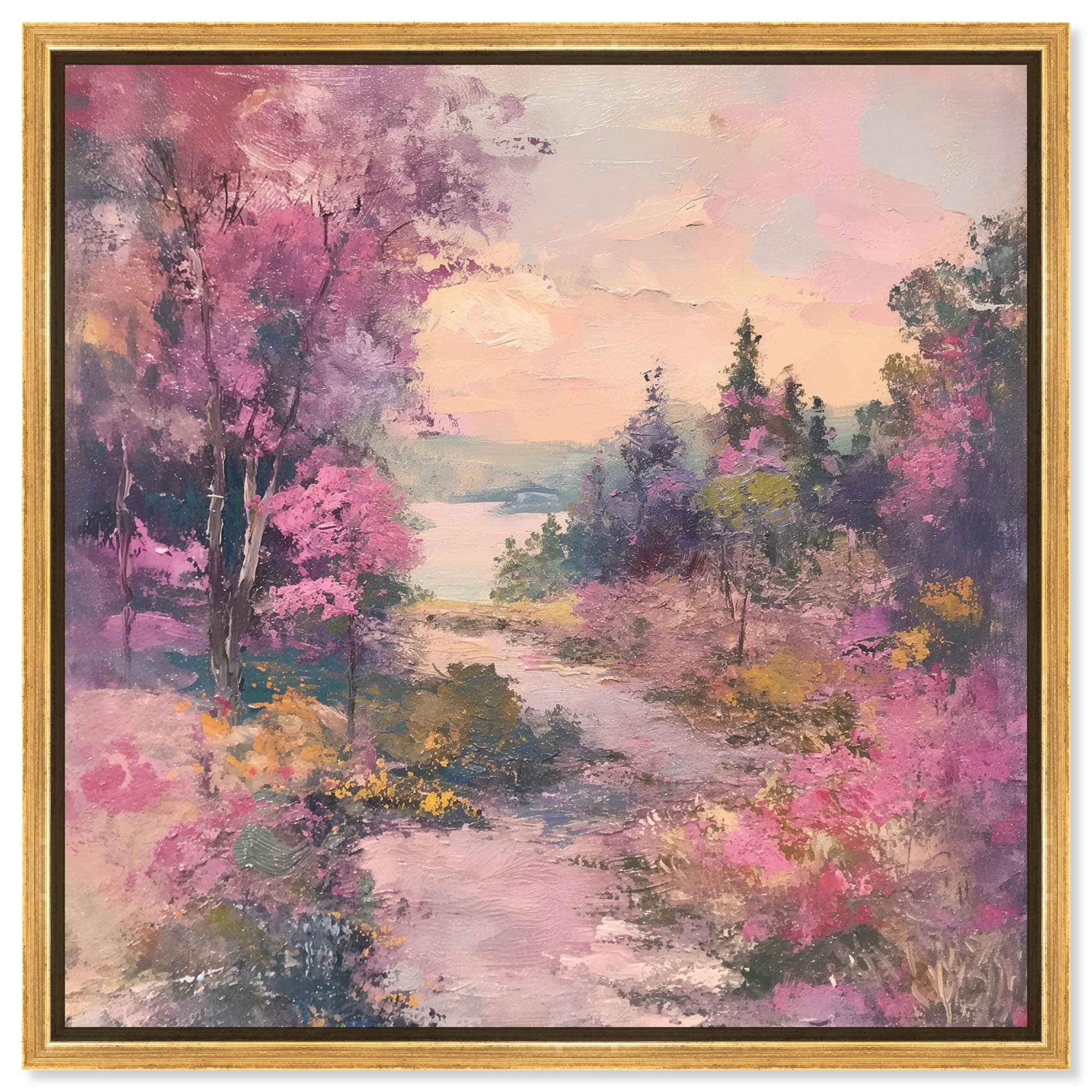 Blush Wild Haven Canvas Vintage Landscapes by Art Remedy
