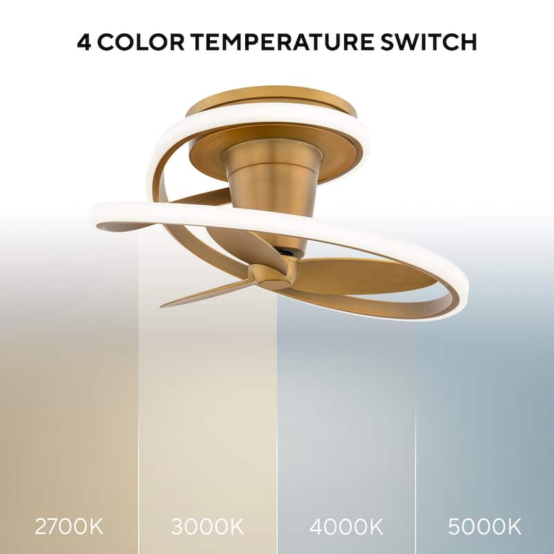 Veloce Indoor or Outdoor 3-Blade 28in Smart Fandelier - 22