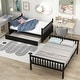 preview thumbnail 17 of 28, Ouyessir Full Over Full Bunk Bed with Trundle