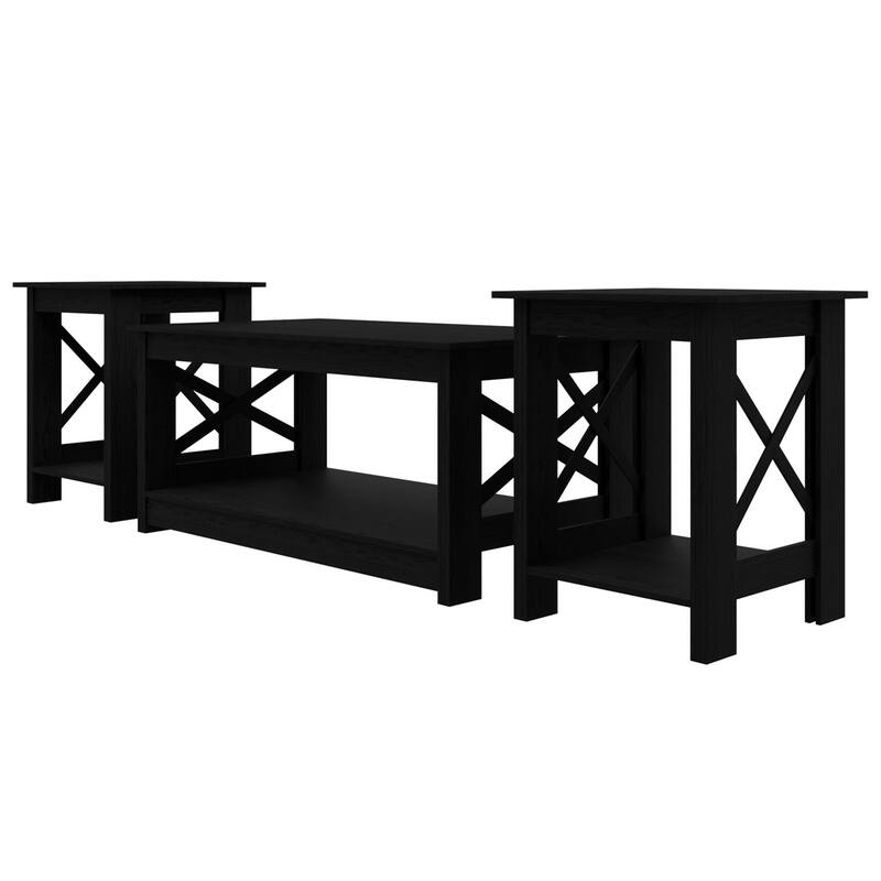 CraftPorch Modern 3-Pieces Coffee Table Set