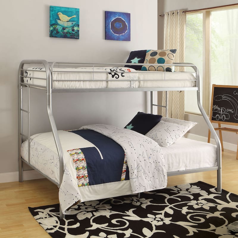 Keane Twin/Full Bunk Bed with Build-In Ladder