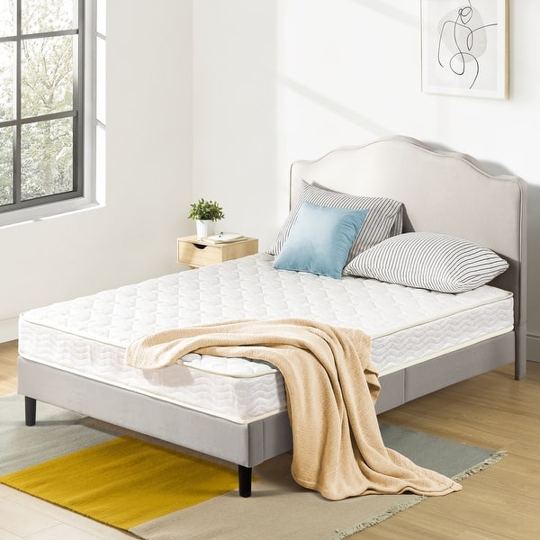 slide 2 of 7, 6 Inch Tight Top Innerspring Mattress By Crown Comfort