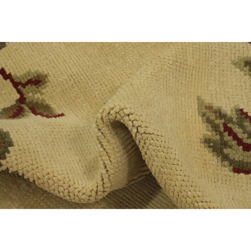 Floral Indian Area Rug 6x8 - 7' 10'' X 5' 7''