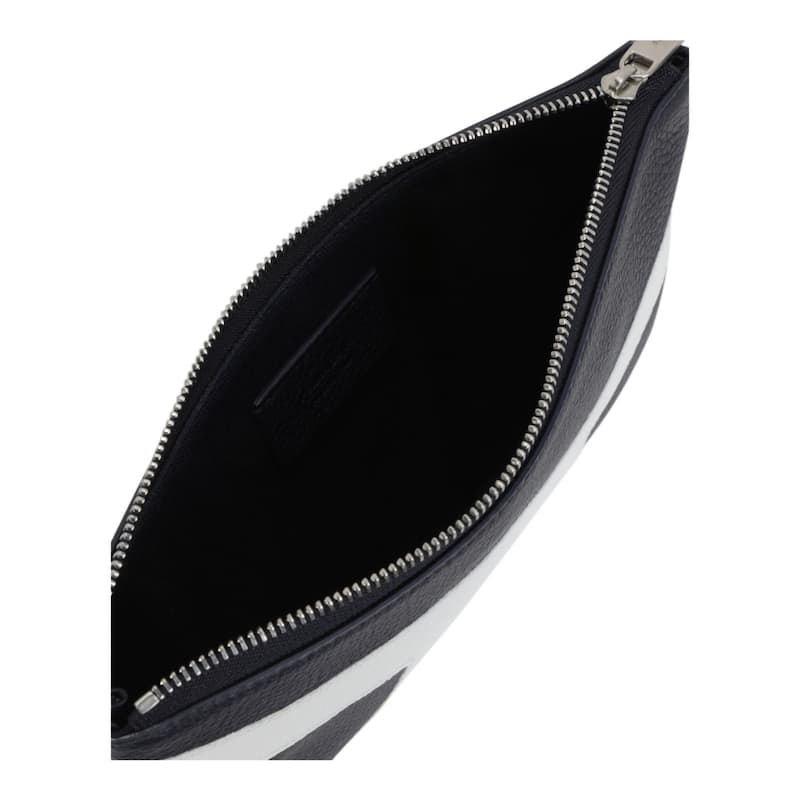 Ferragamo Cut-Out Pebbled Leather Phone Pouch