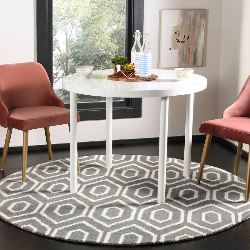 SAFAVIEH Handmade Himalaya Geranium Leaf Modern Wool Rug