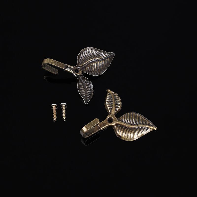 Curtain Tieback Hook Curtain Drapery Holdback For Curtains 8pcs Bronze Tone - Bronze Tone