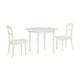 preview thumbnail 7 of 12, Kids White Table and 2 Chairs