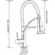 preview thumbnail 6 of 4, Single Handle Pull-out Kitchen Faucet Matte Black