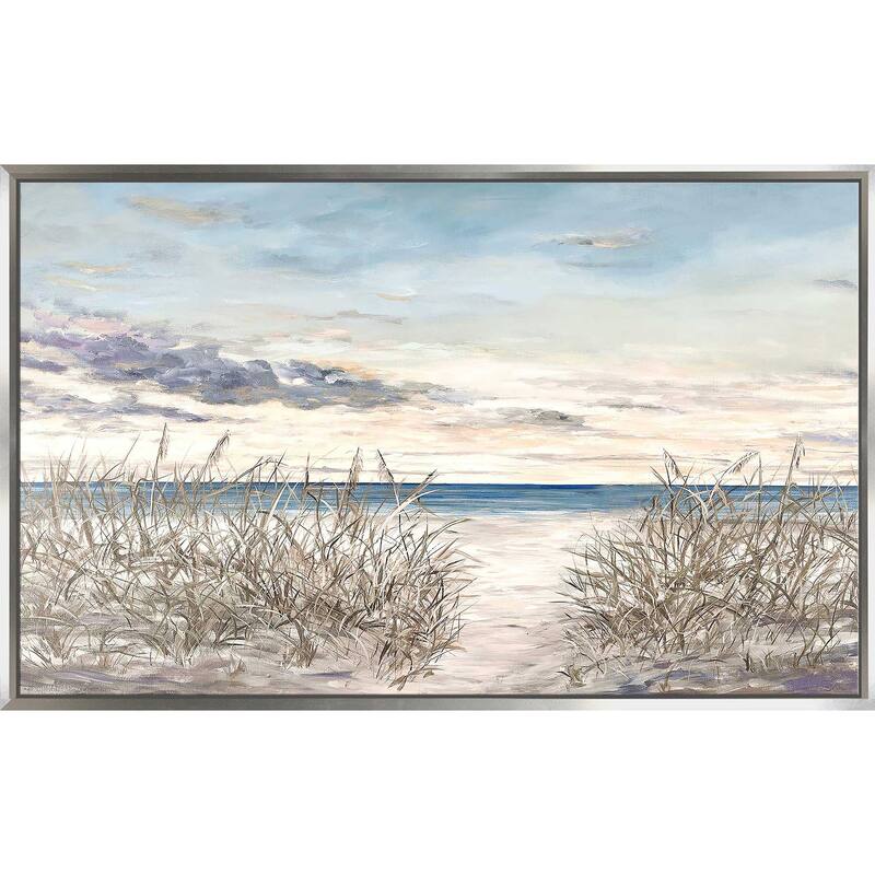"Peaceful Beaches" Print on Floating Canvas