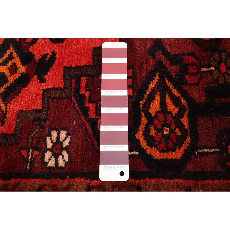 ECARPETGALLERY Hand-knotted Andelz Light Red Wool Rug - 3'8 x 6'7