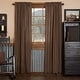 preview thumbnail 8 of 7, Primitive Curtains VHC Check Panel 84x40 Pair Rod Pocket Cotton - Panel 84x40