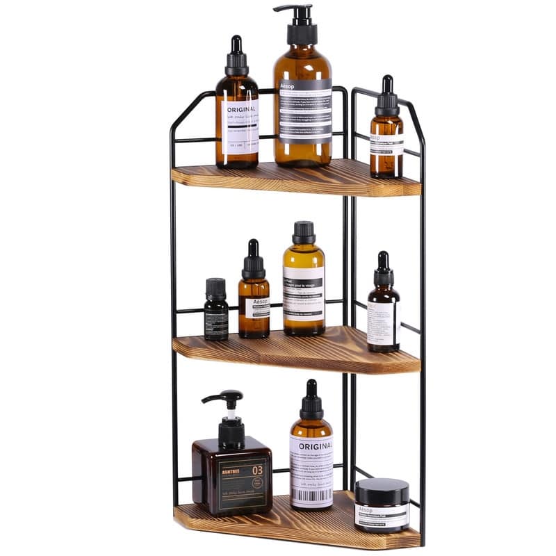 Countertop Corner Shelf Organizer - 7.87"D x7.87"W x 17.4"H